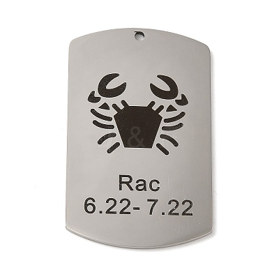 Non-Tarnish 304 Stainless Steel Pendants STAS-C098-01E-P-1
