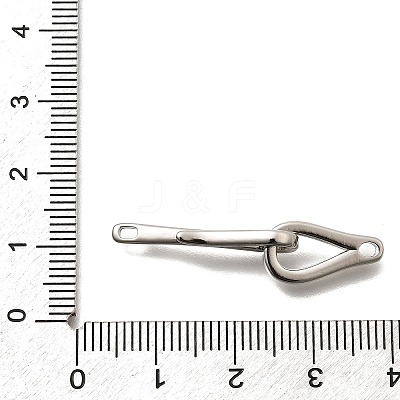 Brass Hook and S-Hook Clasps KK-S508-25P-1