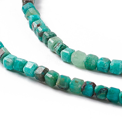 Natural Chrysocolla Beads Strands G-F717-06-1