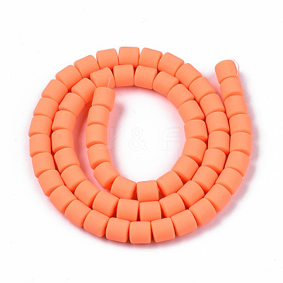 Handmade Polymer Clay Bead Strands X-CLAY-ZX006-01-39-1