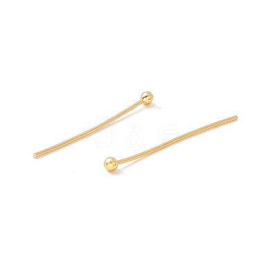 Brass Ball Head Pins KK-WH0058-02B-G01-1