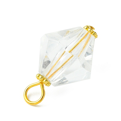 Acrylic Pendant with Iron Flat Head Pins PALLOY-JF02248-02-1
