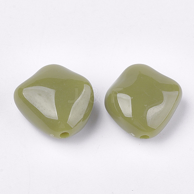 Acrylic Beads OACR-S029-058F-1