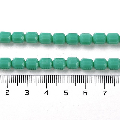 Opaque Glass Beads Strands GLAA-G112-03G-1