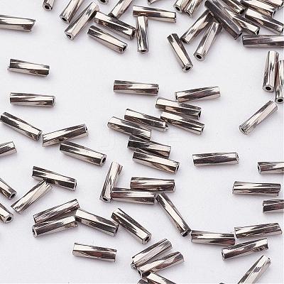 Glass Twisted Bugle Beads SEED-E002-12mm-TH-1