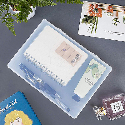 Transparent Plastic Bead Containers CON-BC0006-06B-1