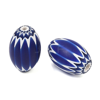 Handmade Millefiori Glass Beads GL-CBAAE72-01B-03-1