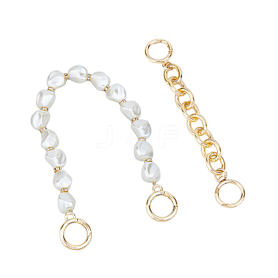 Plastic Pearl Alloy Phone Hand Strap Chains FIND-WH0260-55LG-1