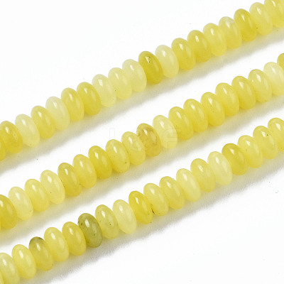 Natural Lemon Jade Beads Strands G-S366-115-1
