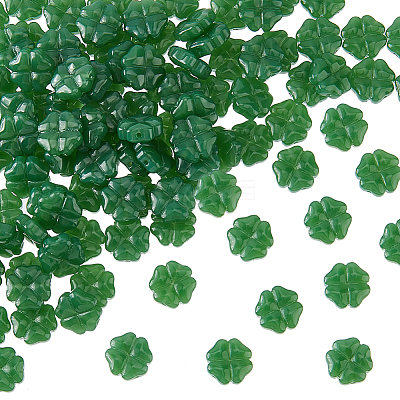 100Pcs Spray Painted Glass Beads GLAA-DC0001-50-1