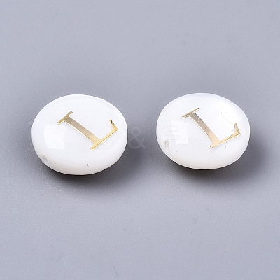 Natural Freshwater Shell Beads SHEL-S266-12L-1