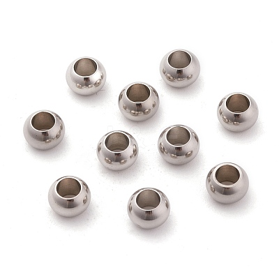 Tarnish Resistant 304 Stainless Steel Rondelle Beads STAS-I020-14-1