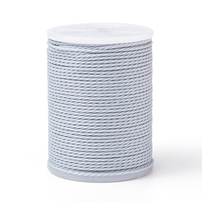 Round Waxed Polyester Cord YC-G006-01-1.0mm-33-1