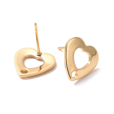 201 Stainless Steel Stud Earring Findings X-STAS-K241-17G-1