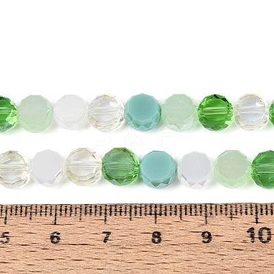 Electroplate Glass Beads Strands EGLA-N022-03A-A06-1
