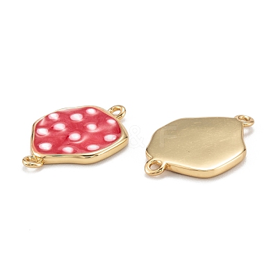 Brass Enamel Normal Links KK-A155-17G-1