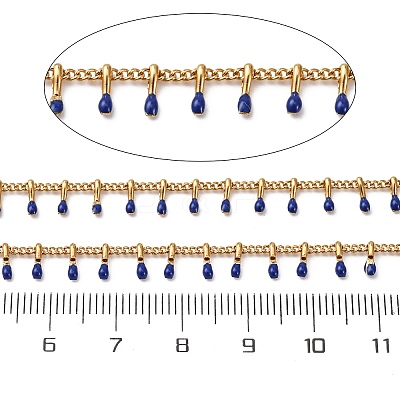 304 Stainless Steel Curb Chains STAS-R100-09A-09-1
