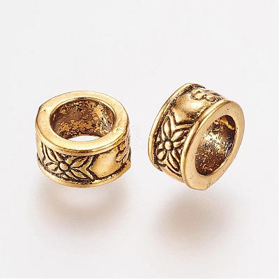 Tibetan Style Alloy European Beads PALLOY-F173-04AG-1
