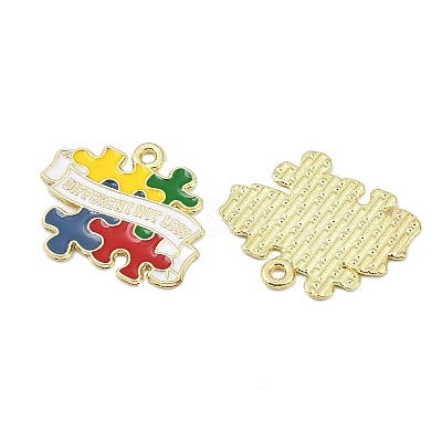 Alloy Enamel Pendants FIND-I067-01G-02-1