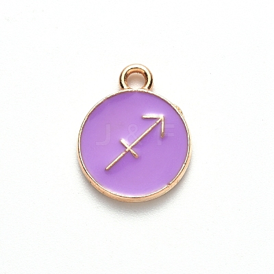 Alloy Enamel Pendants ENAM-S124-01A-01F-1