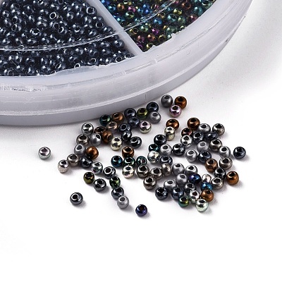 12/0 Grade A Electroplated Glass Seed Beads SEED-JP0007-11-1