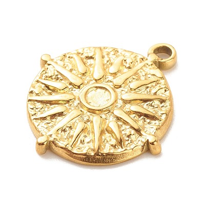 201 Stainless Steel Pendants STAS-G258-01G-1