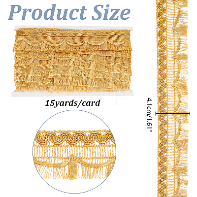 Polyester Tassel Ribbons OCOR-WH0091-71-1