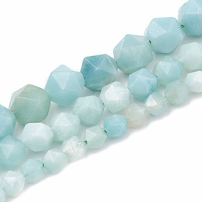 Natural Amazonite Beads Strands G-S332-10mm-009-1