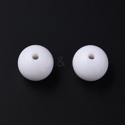 Opaque Acrylic Beads MACR-S370-C16mm-01-1