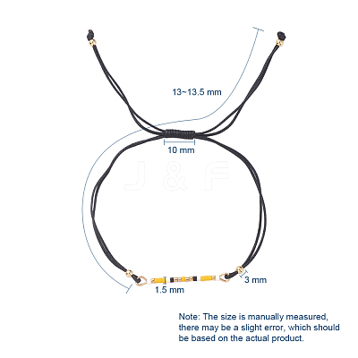 Adjustable Braided Bead Bracelets BJEW-JB04853-1