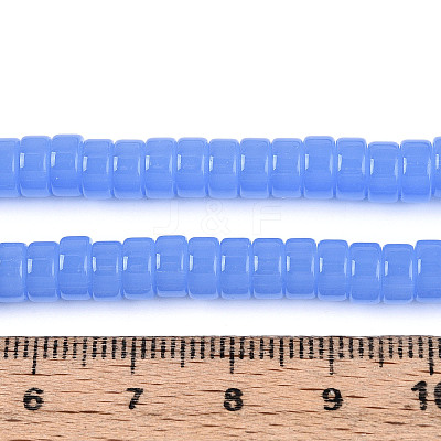 Imitation Jade Glass Beads Strands GLAA-N027-3x6mm-03-1