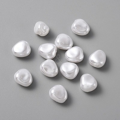 ABS Plastic Imitation Pearl Beads KY-WH0036-30-1
