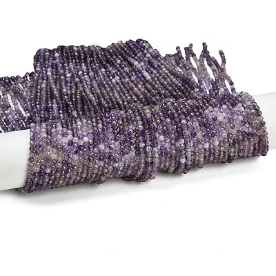 Natural Amethyst Beads Strands G-RM2025-B38-3mm-1