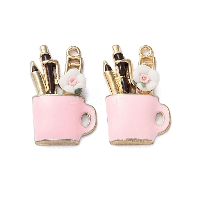 Alloy Enamel Pendants FIND-O003-02B-KCG-1