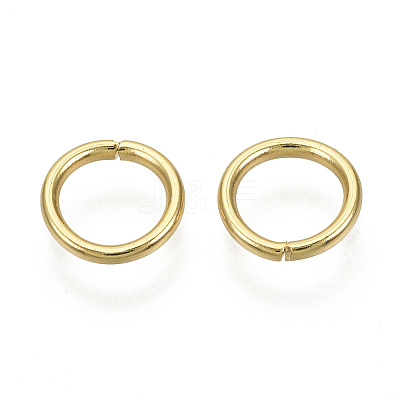 304 Stainless Steel Open Jump Rings X-STAS-R060-7x1-1