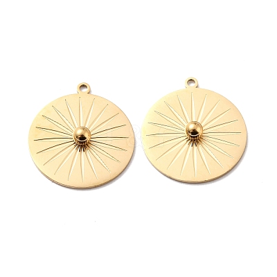 Ion Plating(IP) 316 Surgical Stainless Steel Pendants STAS-D450-24G-1