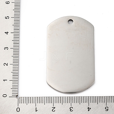 Anti-Tarnish 201 Stainless Steel Pendants STAS-R002-02P-08-1