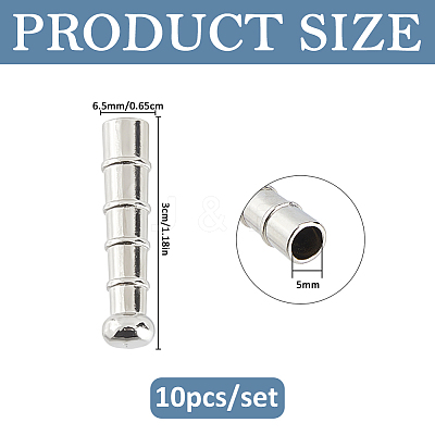 10Pcs Retro Zinc Alloy Cord Ends FIND-FH0017-97P-1