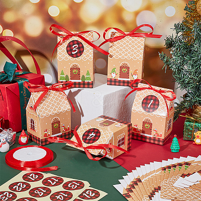 Christmas Cardboard Candy Boxs CON-WH0086-040-1