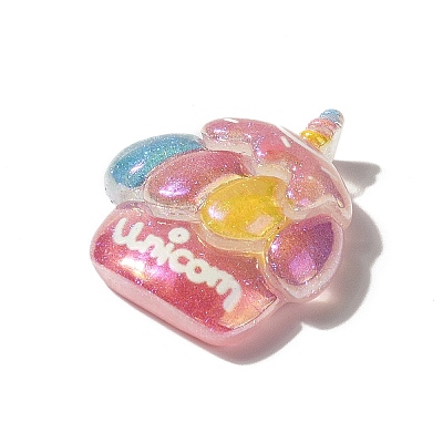 Summer Theme Opaque Resin Cabochons RESI-G106-01B-1