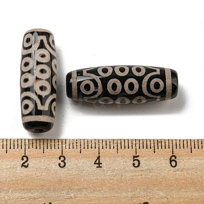 Tibetan Style dZi Beads Strands G-P526-B10-1