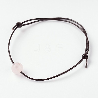 Adjustable Cowhide Leather Cord Bracelets BJEW-JB01944-1