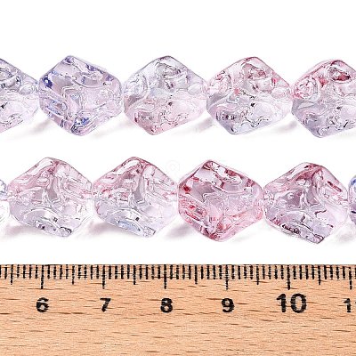 Electroplate Glass Beads Strands EGLA-N012-09H-1