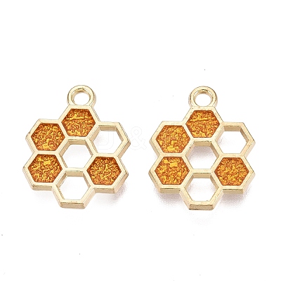 Alloy Enamel Pendants ENAM-J650-06G-02-1