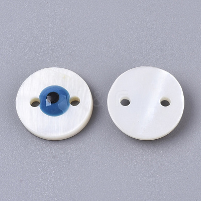 Freshwater Shell Links Connectors SHEL-N026-39B-1