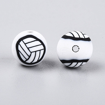 Handmade Polymer Clay Beads CLAY-N014-02A-08-1