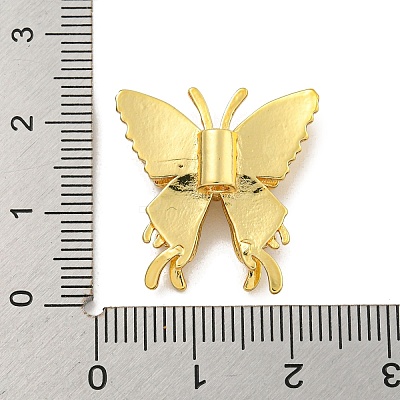 Brass Cubic Zirconia Beads KKB-L215-032G-1