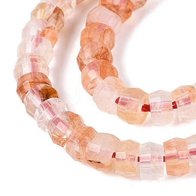 Natural Hematoid Quartz/Ferruginous Quartz Beads Strands G-Q606-46A-09-1