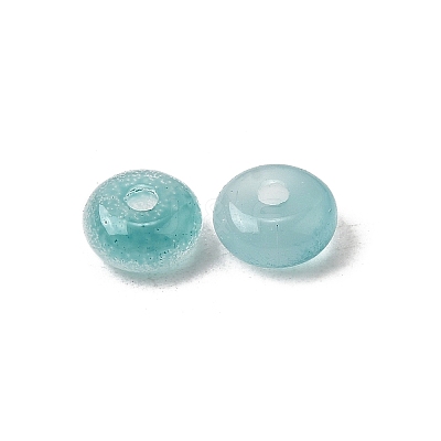 Baking Paint Imitation Jade Glass Beads DGLA-C005-A01-3x6mm-09-1