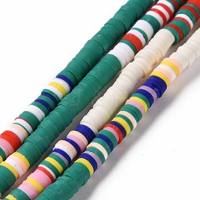 Handmade Polymer Clay Bead Strands CLAY-C003-05A-1